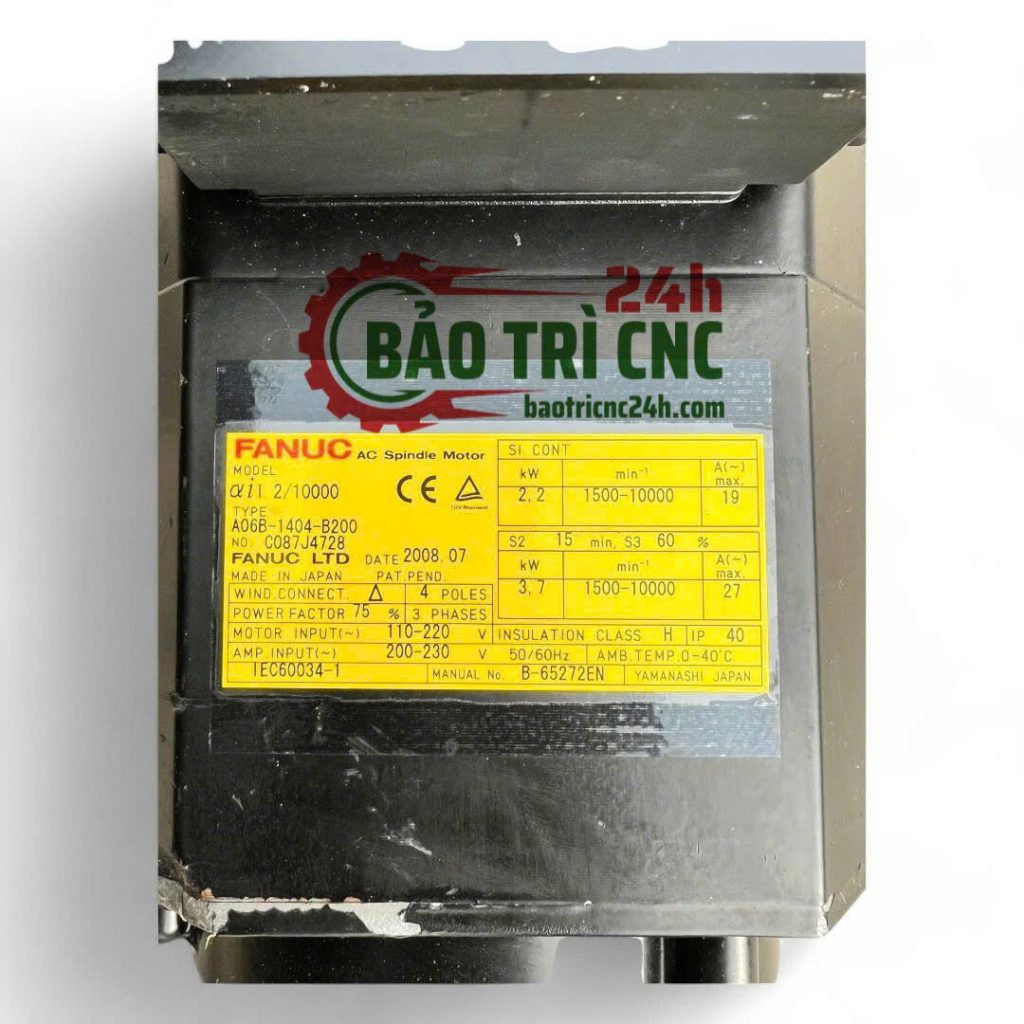 Motor Servo Fanuc A06B-1404-B200